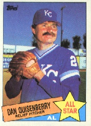 1985 Topps Baseball Cards      711     Dan Quisenberry AS